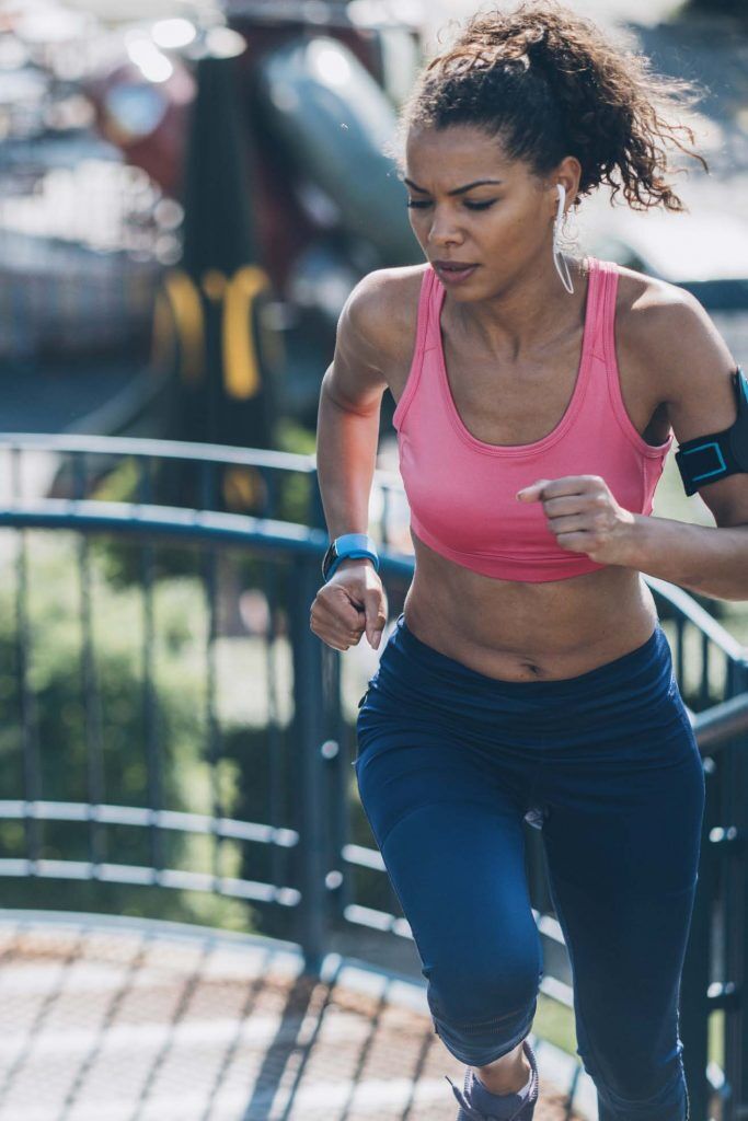 HodgeonRepeat blog - woman running up stairs
